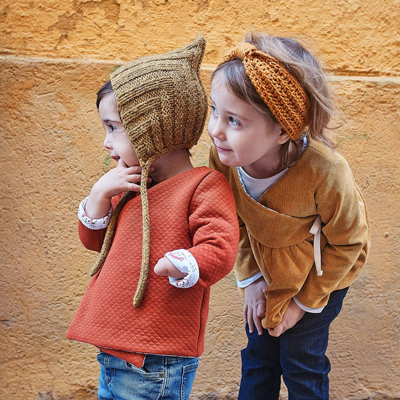 Dublin Cardigan/Kleid für Babies, Ikatee Papierschnittmuster
