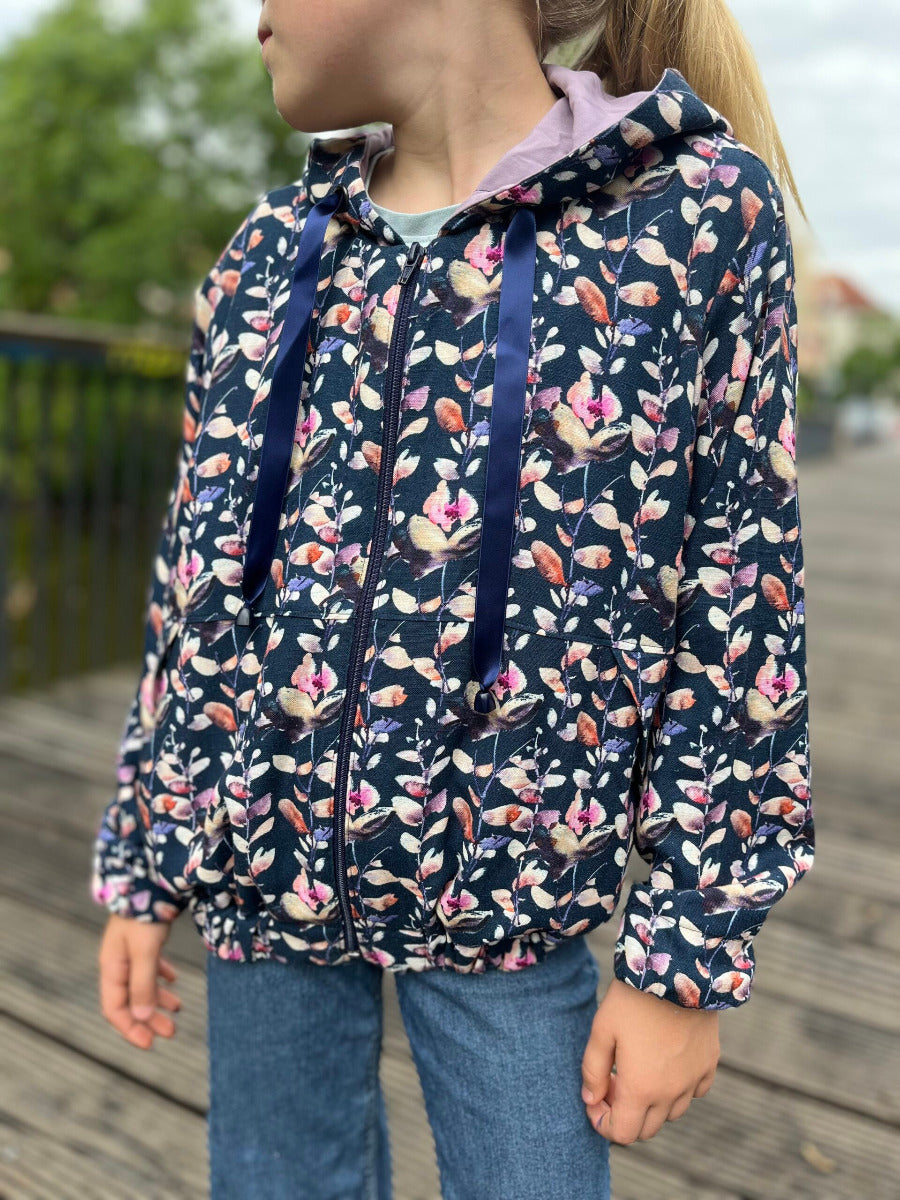 Papierschnittmuster Jacke Kira Kinder von Fadenkäfer