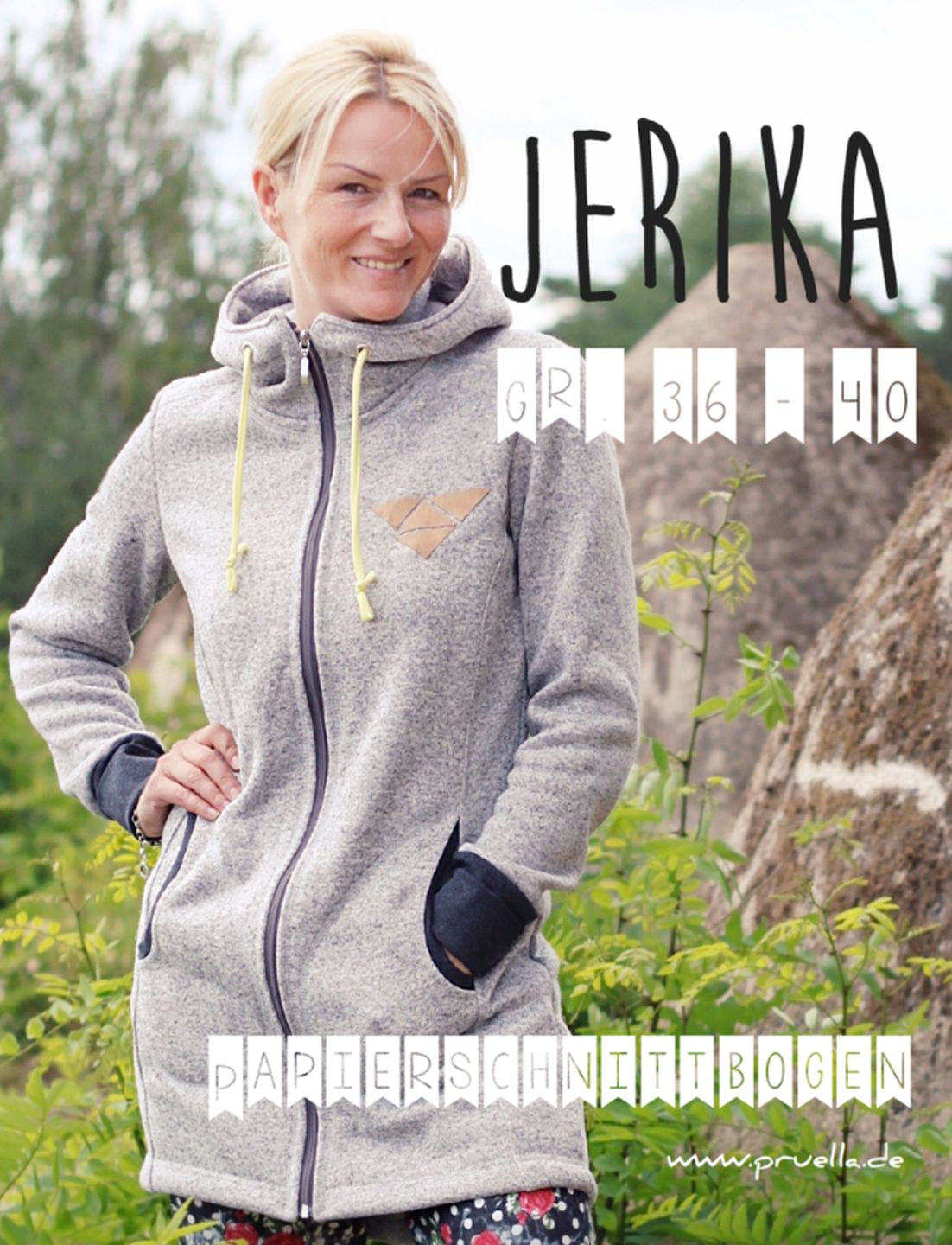 Jacke jErika 36-40 Damen, Prülla Papierschnittmuster
