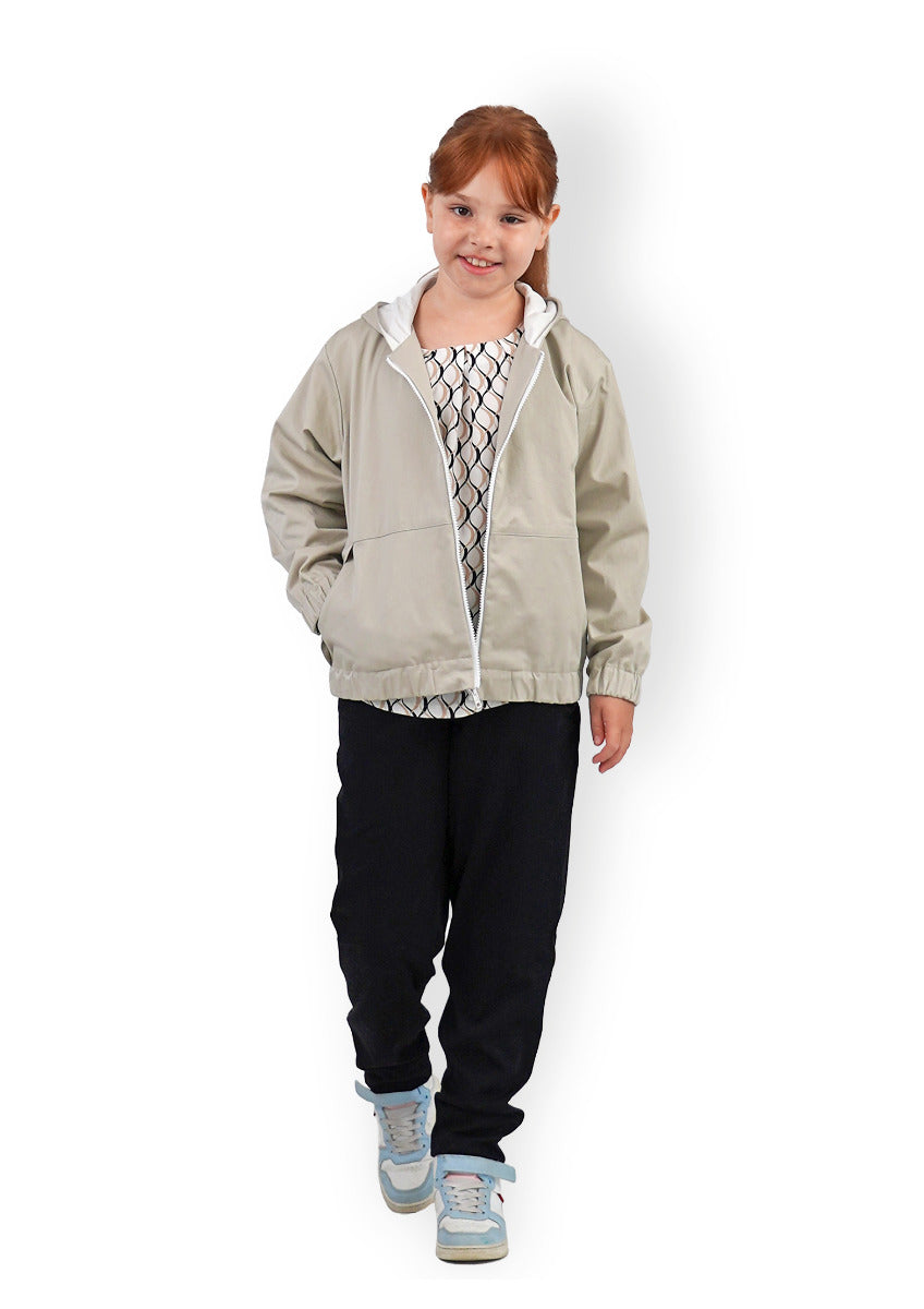 Papierschnittmuster Jacke Kira Kinder von Fadenkäfer