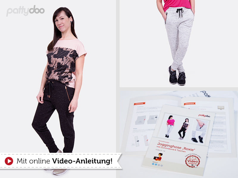 Jogginghose Roxie Damen Papierschnittmuster