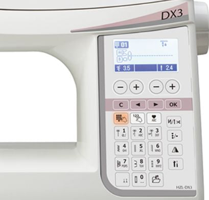 Juki HZL-DX 3 Bedienung