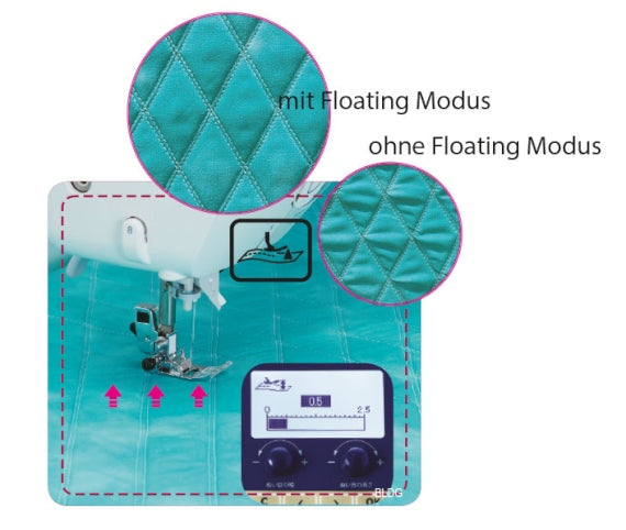 Juki KIREI HZL-NX7 Floating Modus