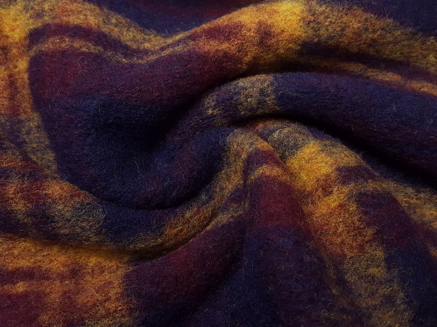 Kjell marine/bordeaux/gelb