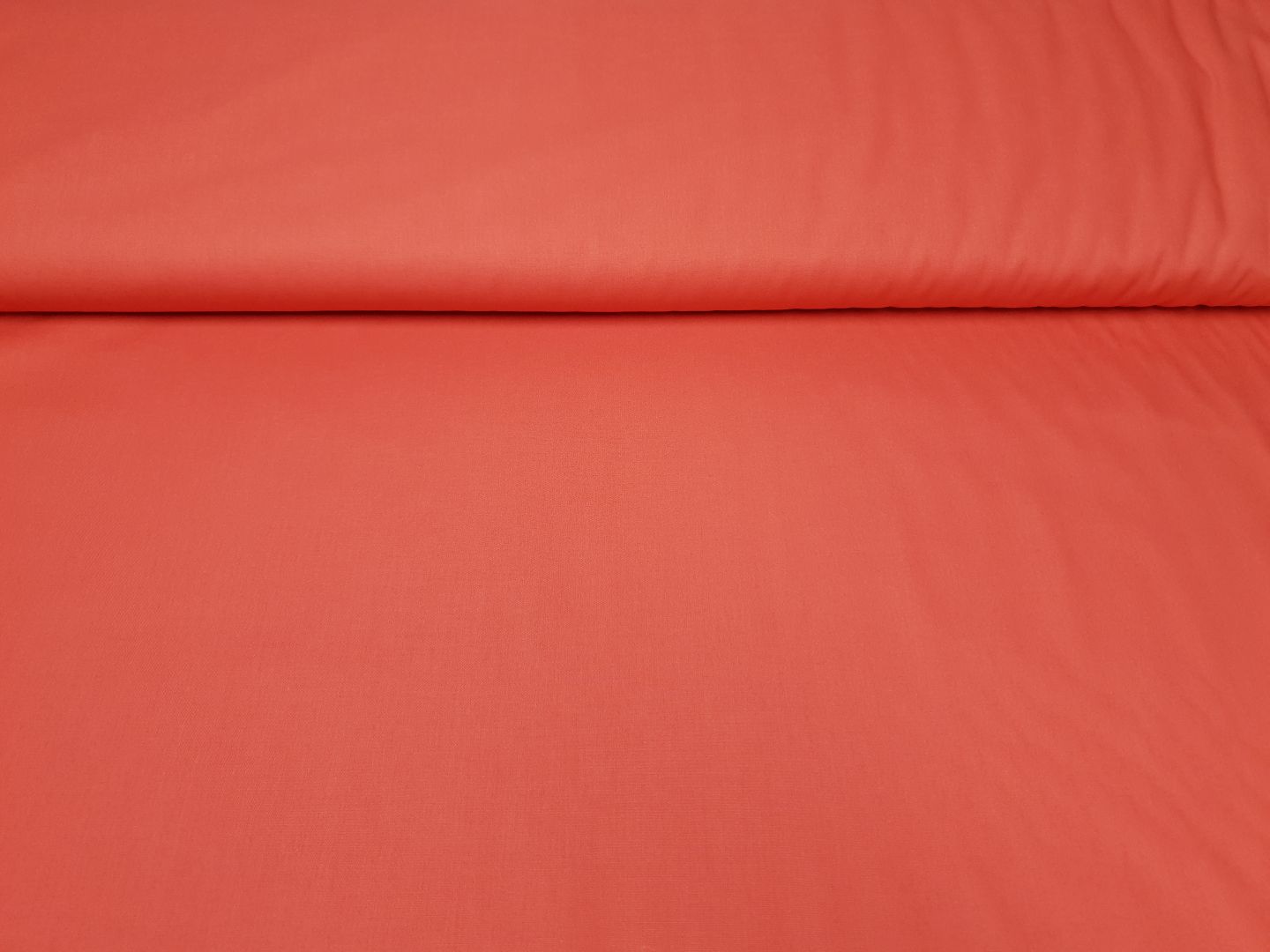 Bio-Baumwollwebware koralle