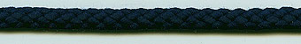 geflochtene Kordel 9mm schwarz