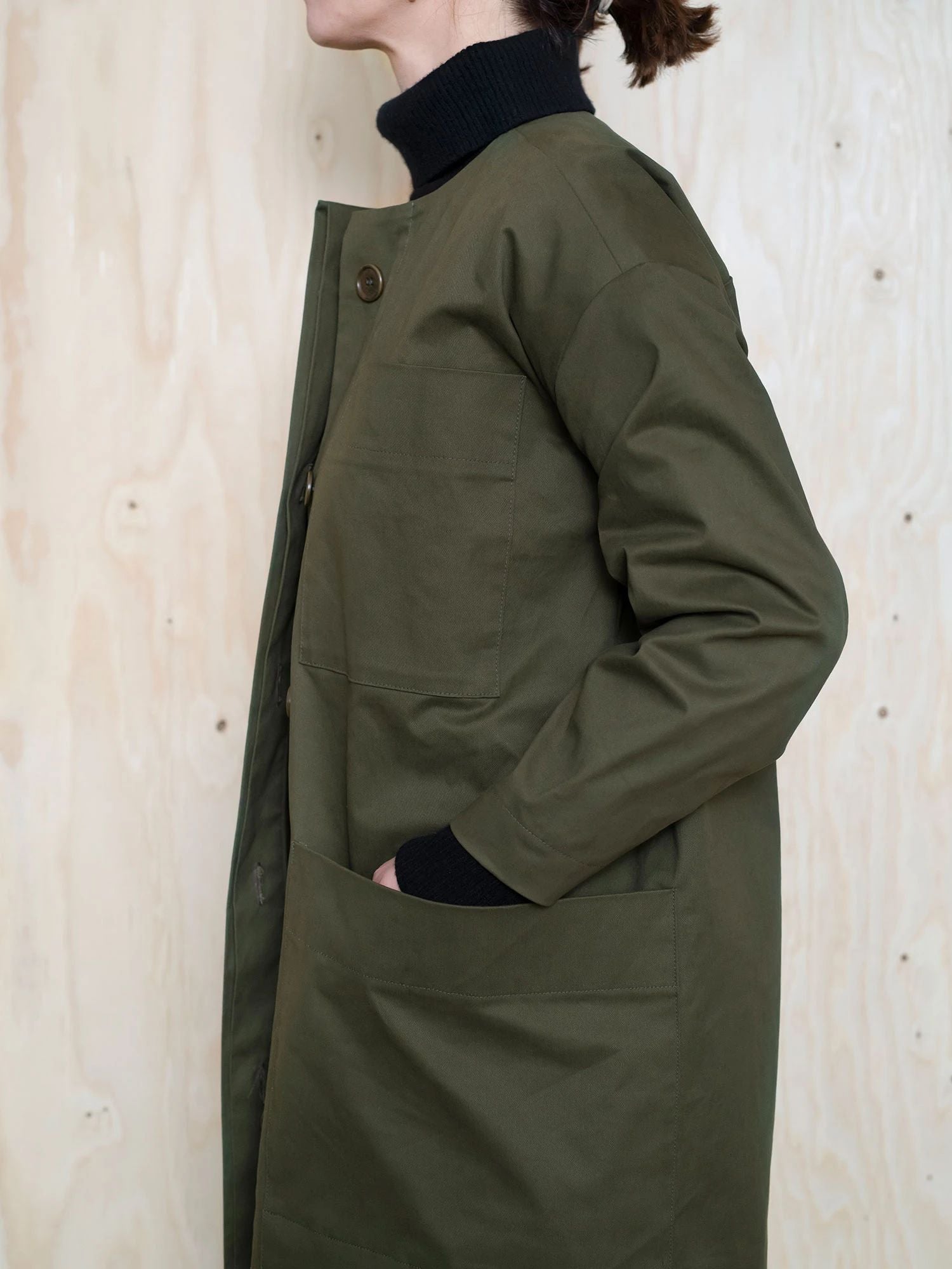 Lab Coat XS-L Papierschnittmuster von The Assembly Line