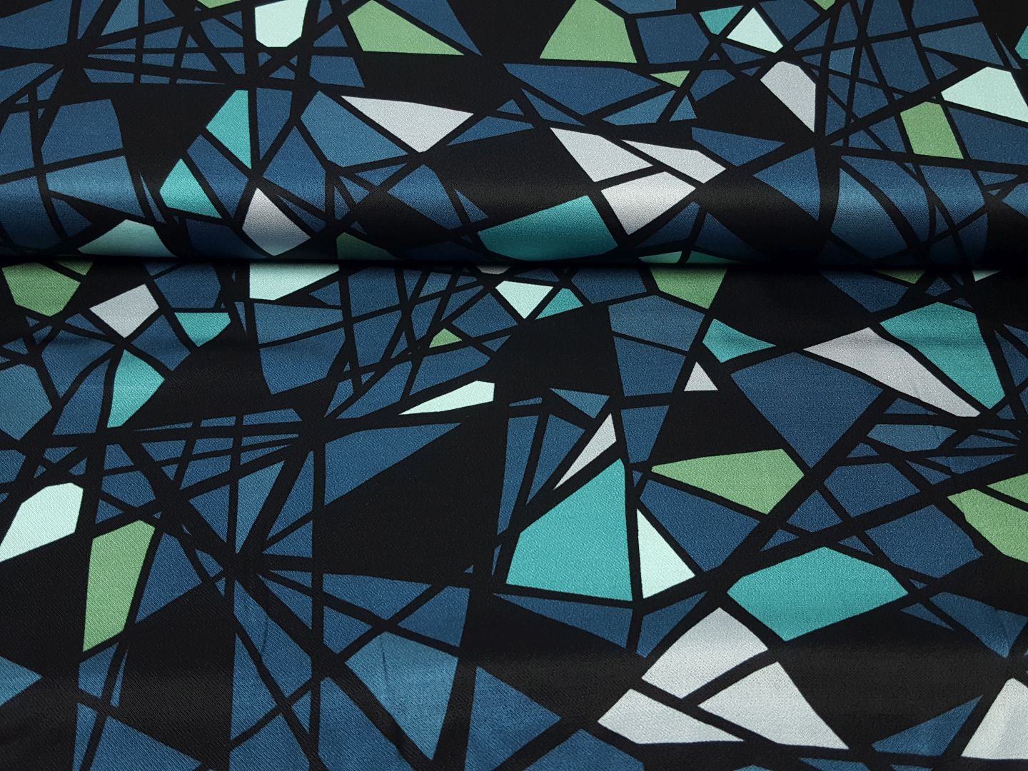 Leaded Window schwarz/petrol/mint