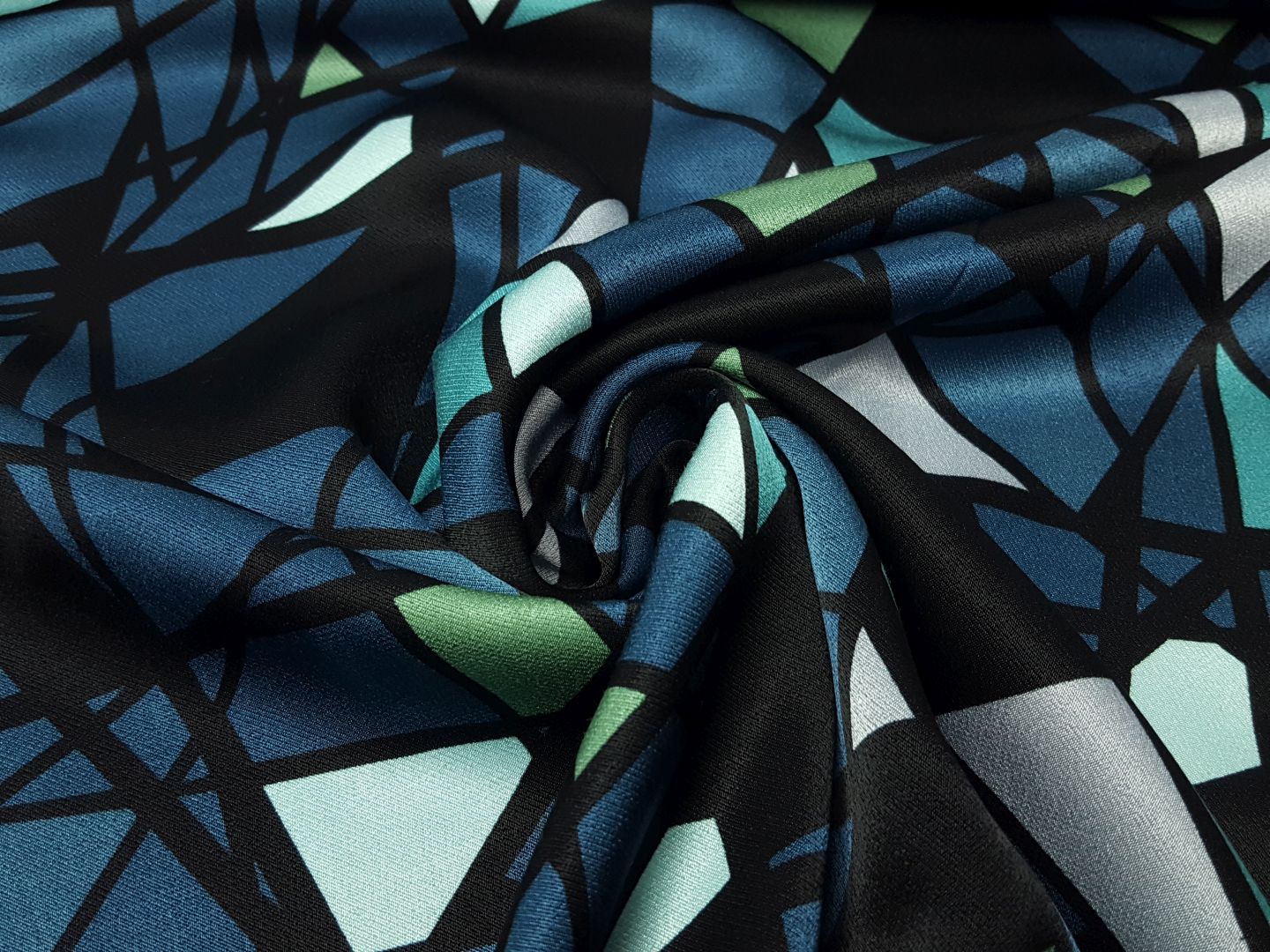 Leaded Window schwarz/petrol/mint