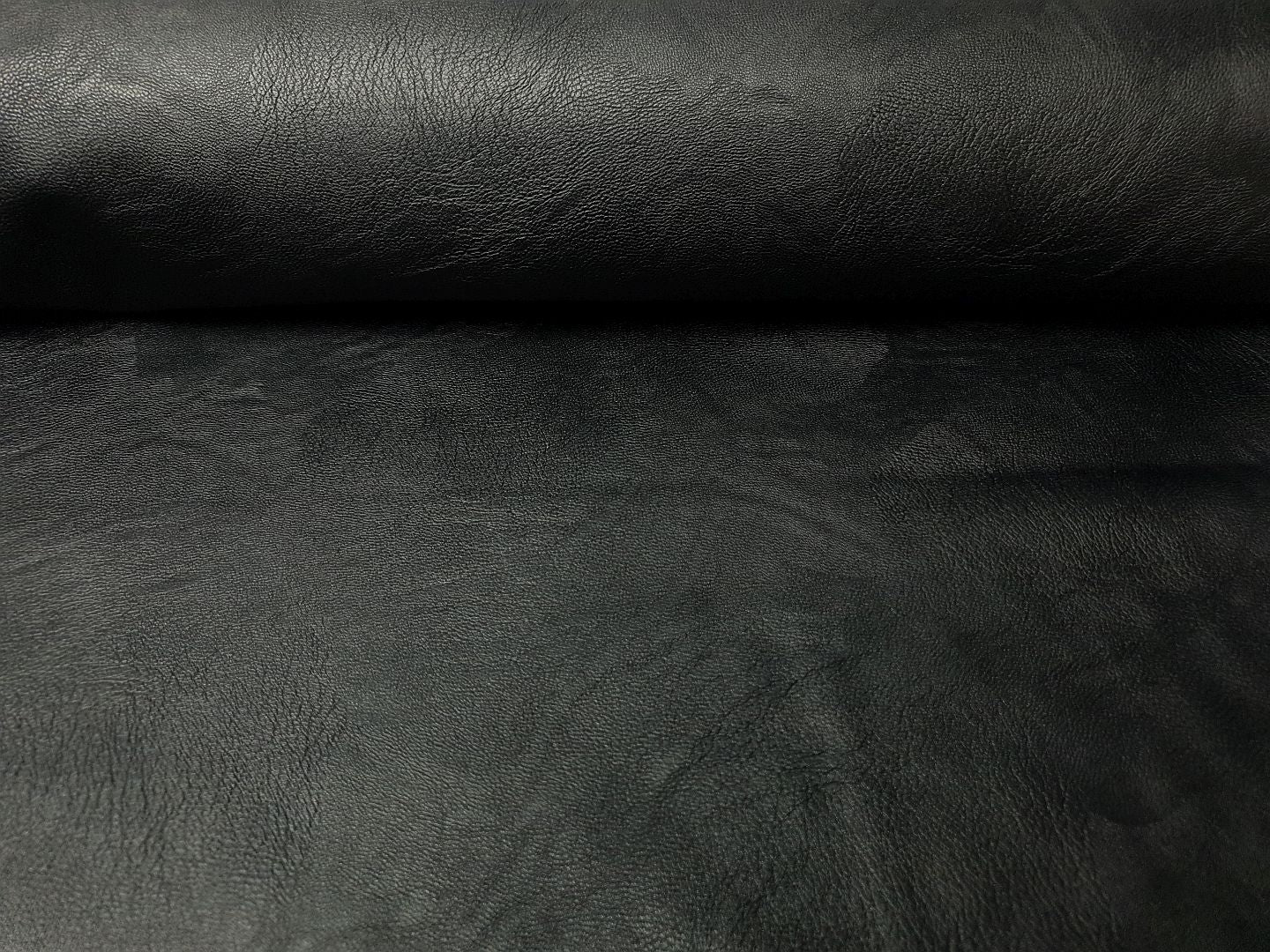 Leder-Imitat schwarz