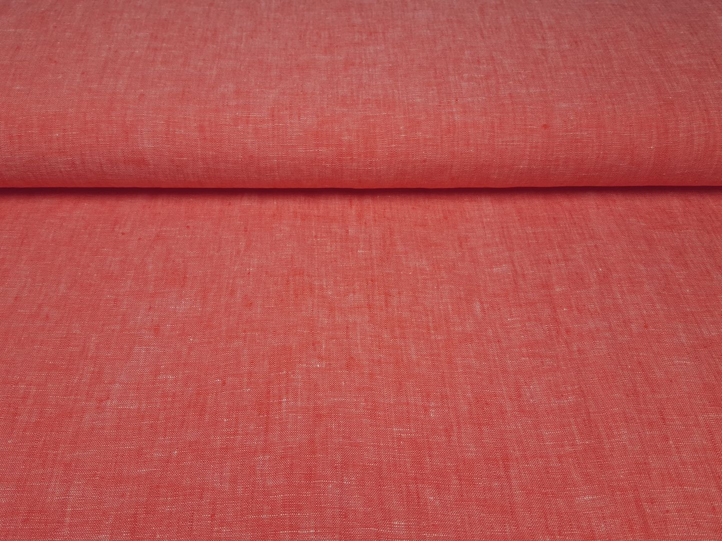 Leinen coral melange