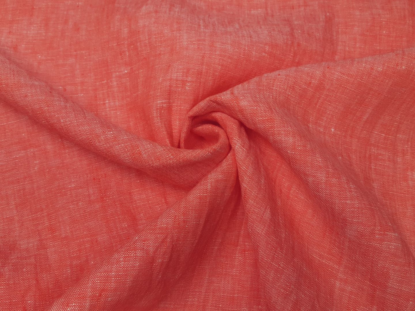 Leinen coral melange