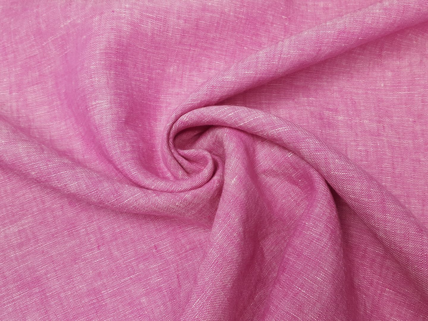 Einzelstück Leinen fuchsia melange