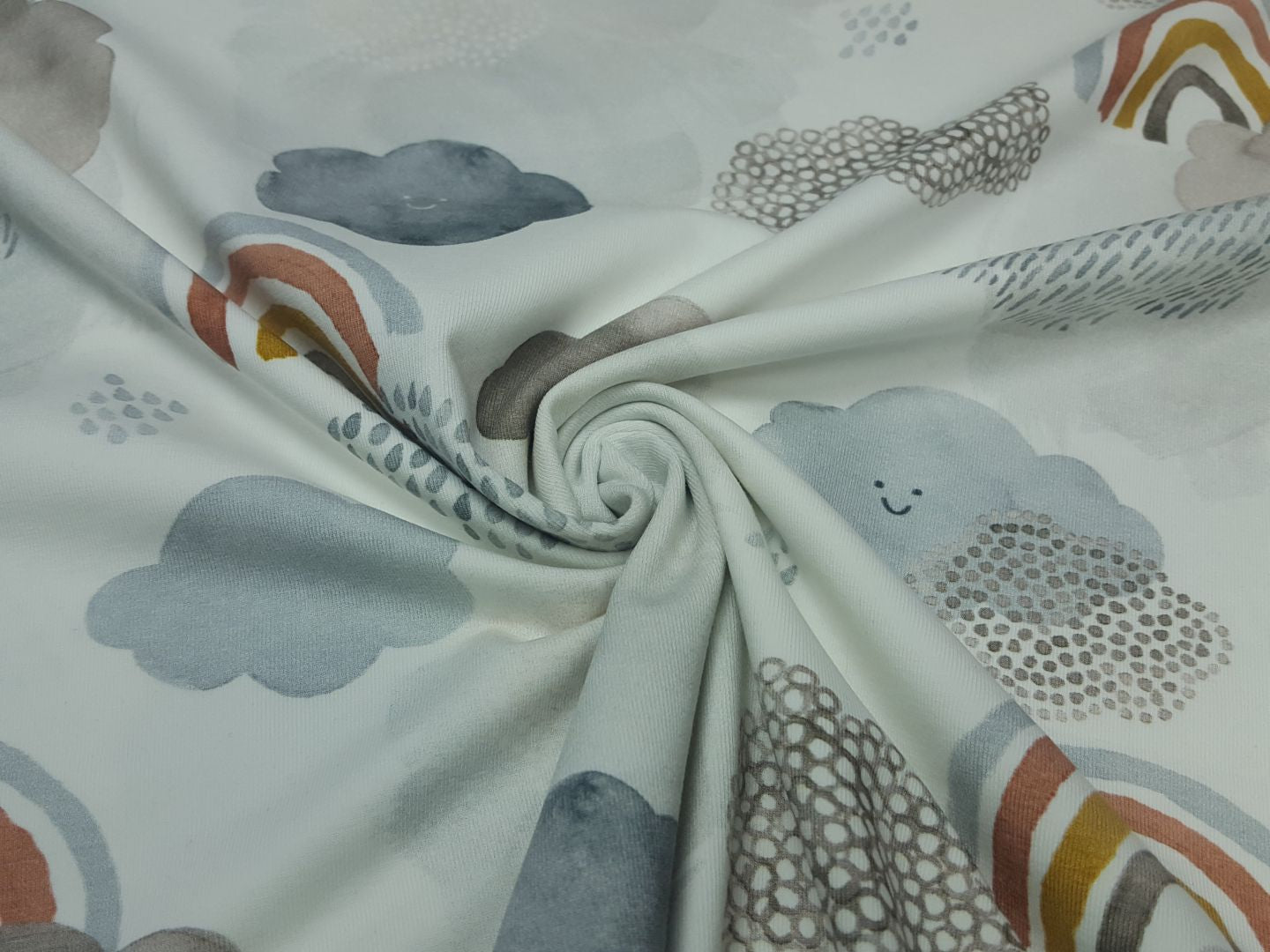Let's Rain again offwhite/grau/senf
