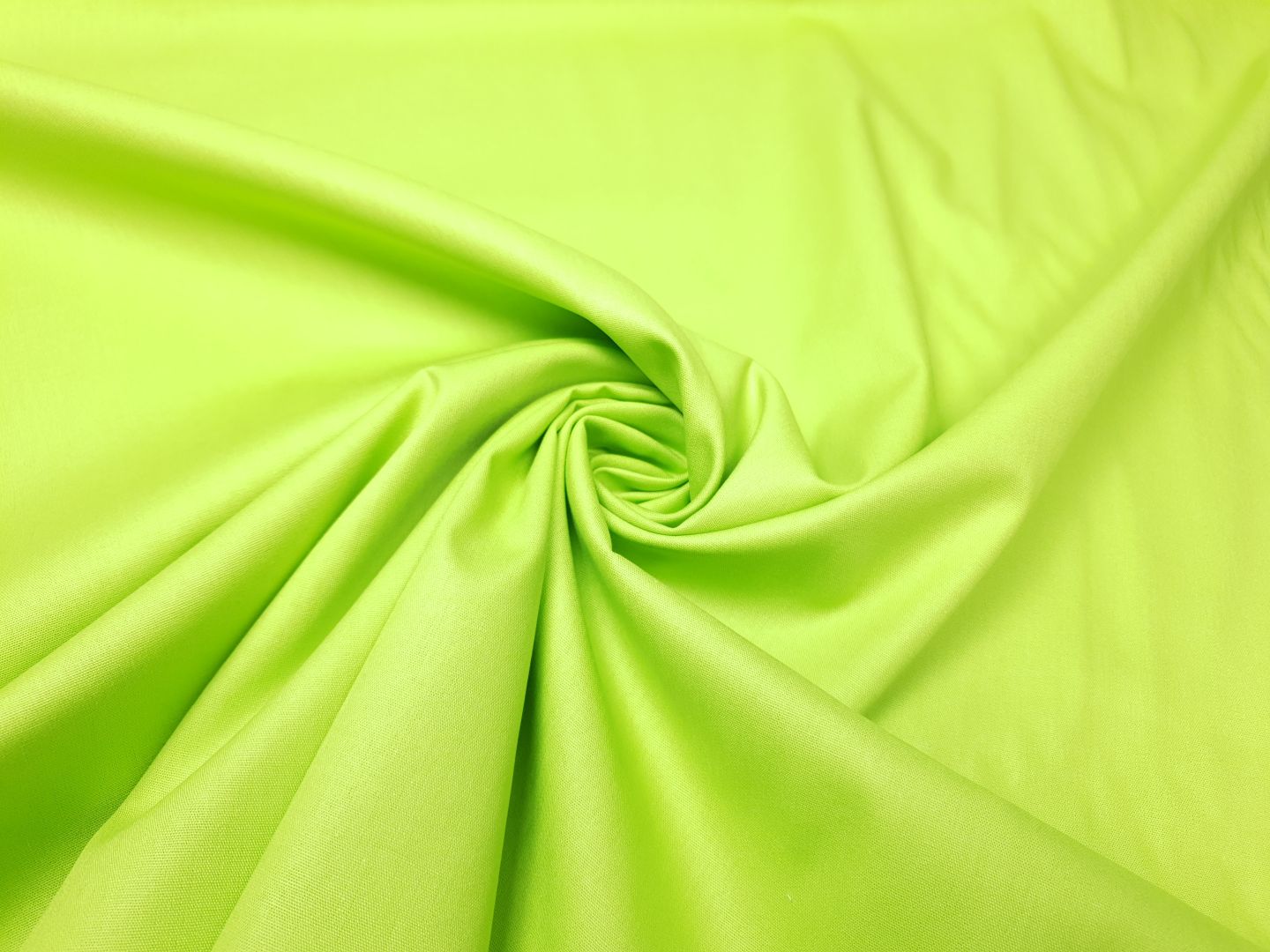 Einzelstück Bio-Baumwollwebware lime