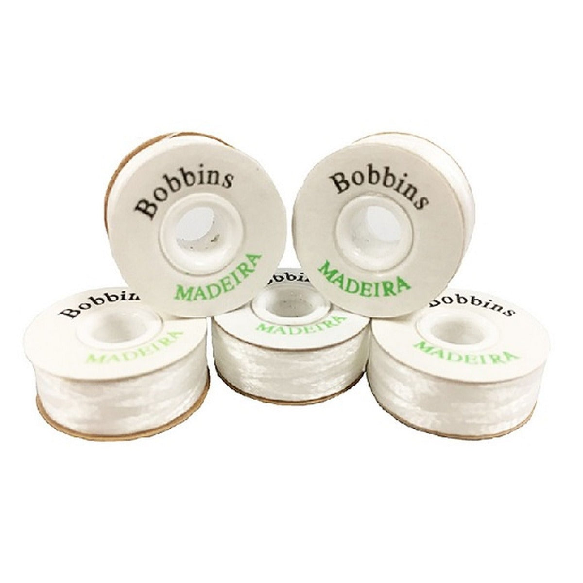 Madeira Bobbins 144er-Box, weiss