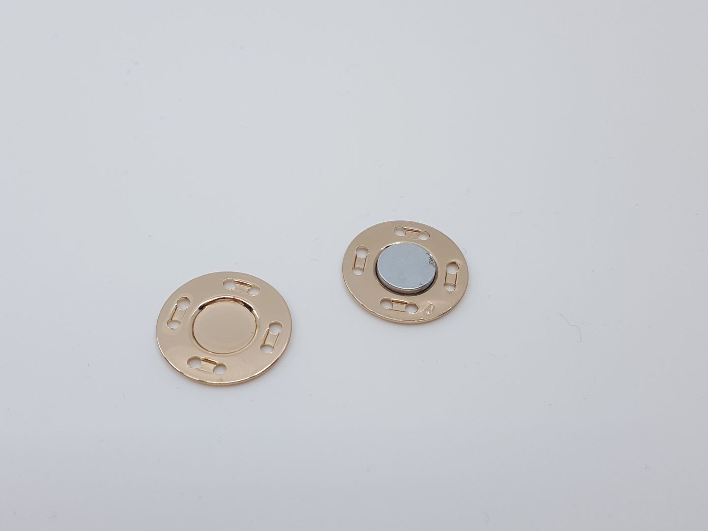 Magnetischer Annähdruckknöpfe gold 12mm