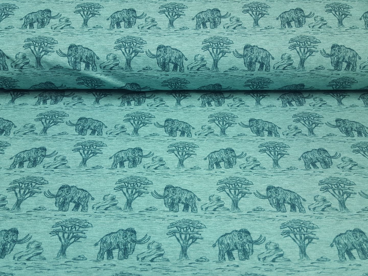 Mammut aqua melange/grau