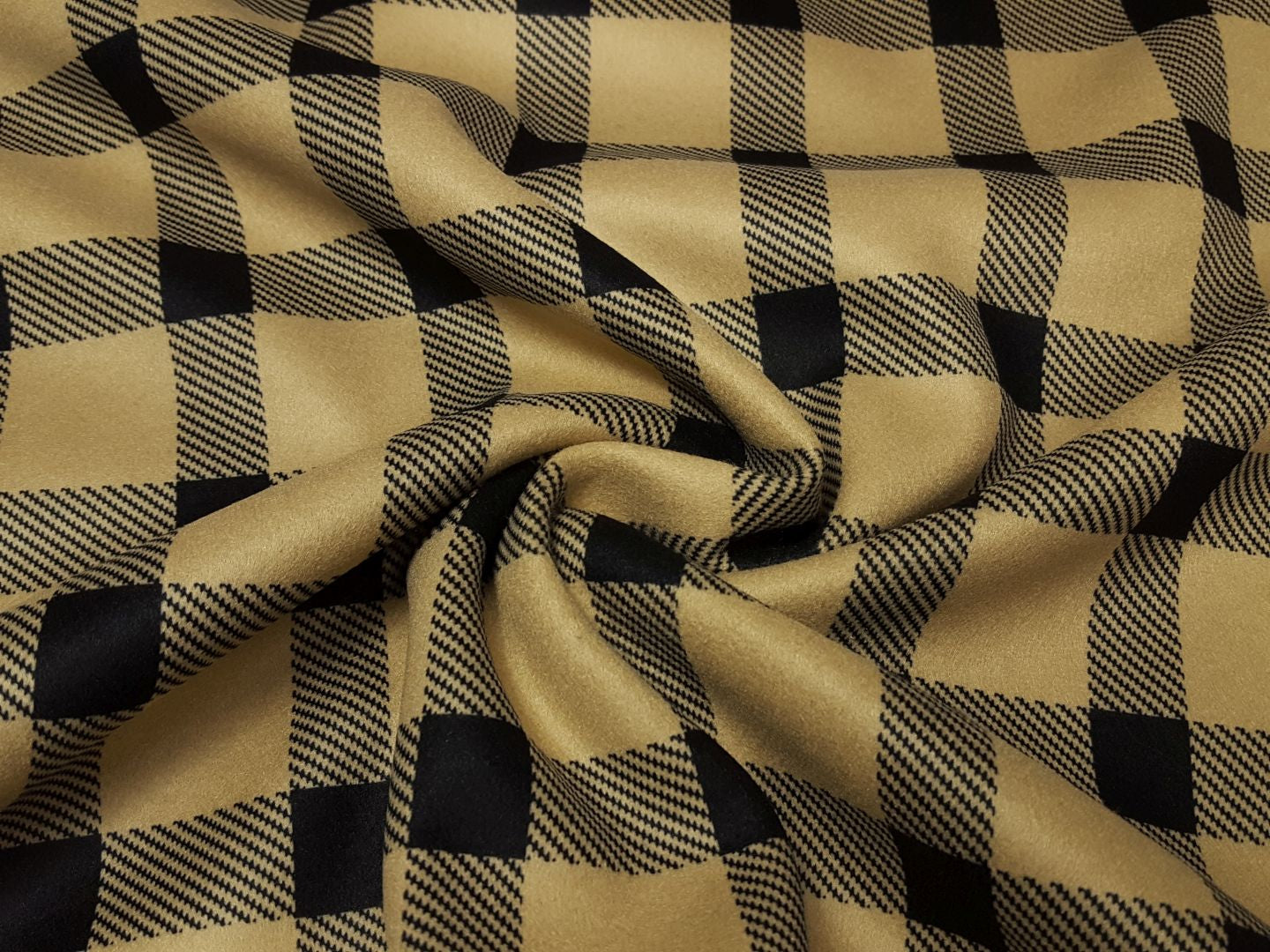 Mantel Caban Glasgow camel-schwarz