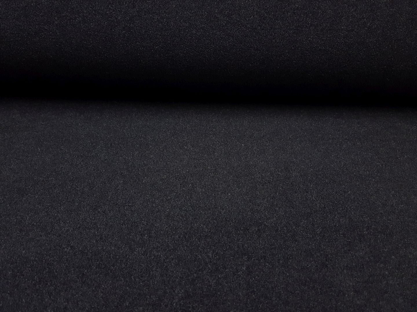 Mantel Velour anthrazit/melange