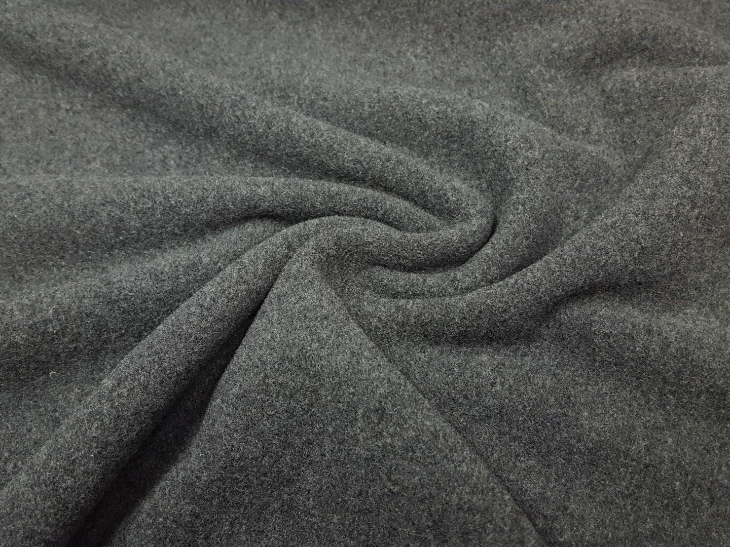 Mantel Velour grau/melange