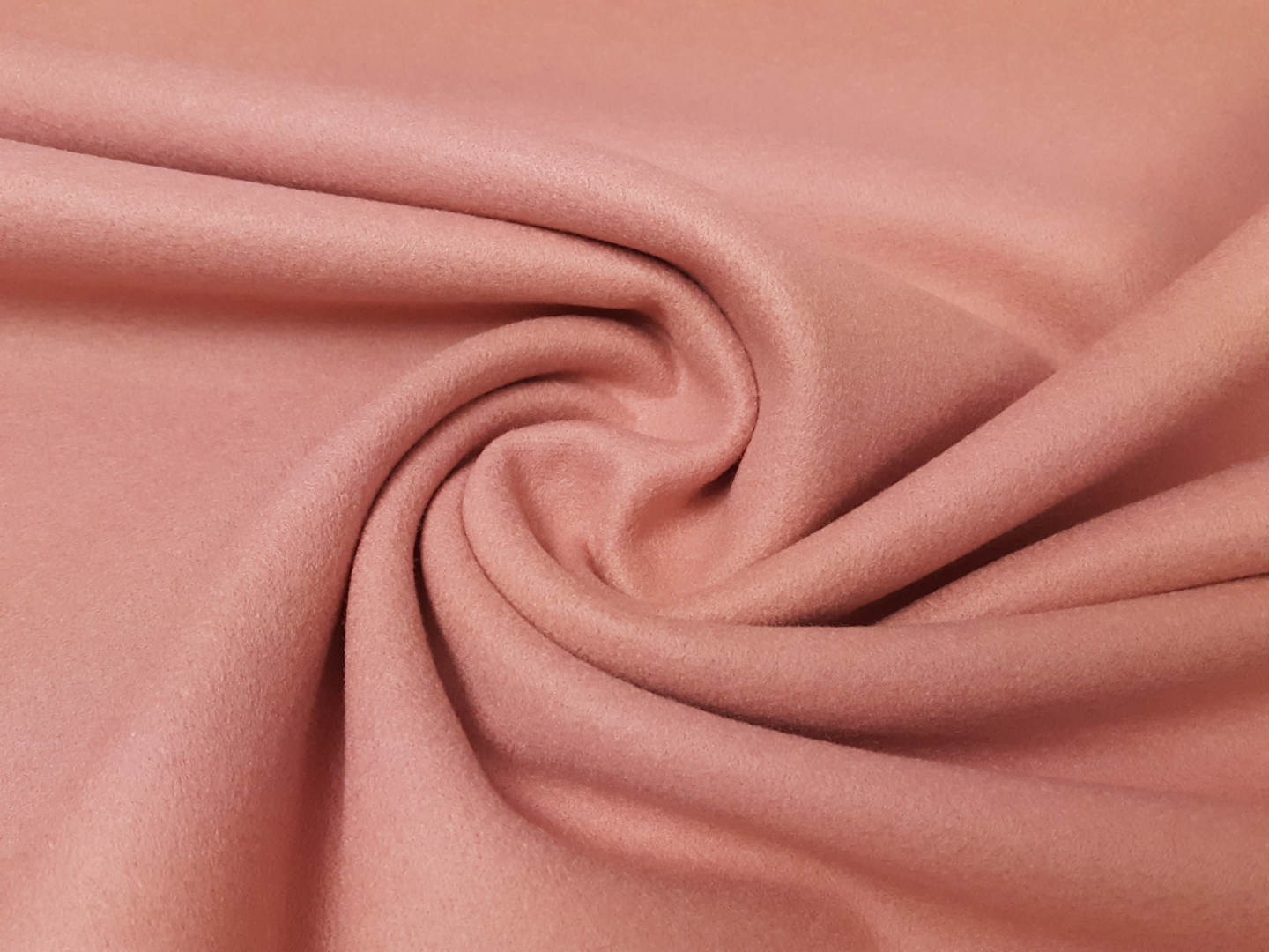 Mantelstoff gewalkt altrosa