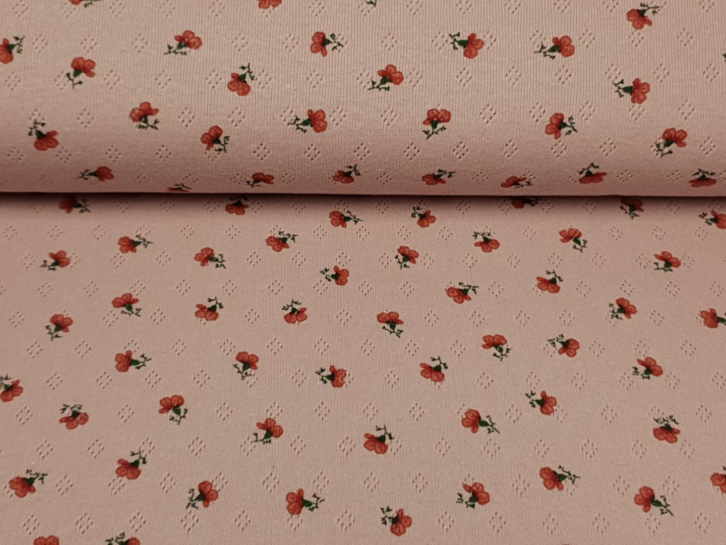 Millefleurs altrosa/rot/grün