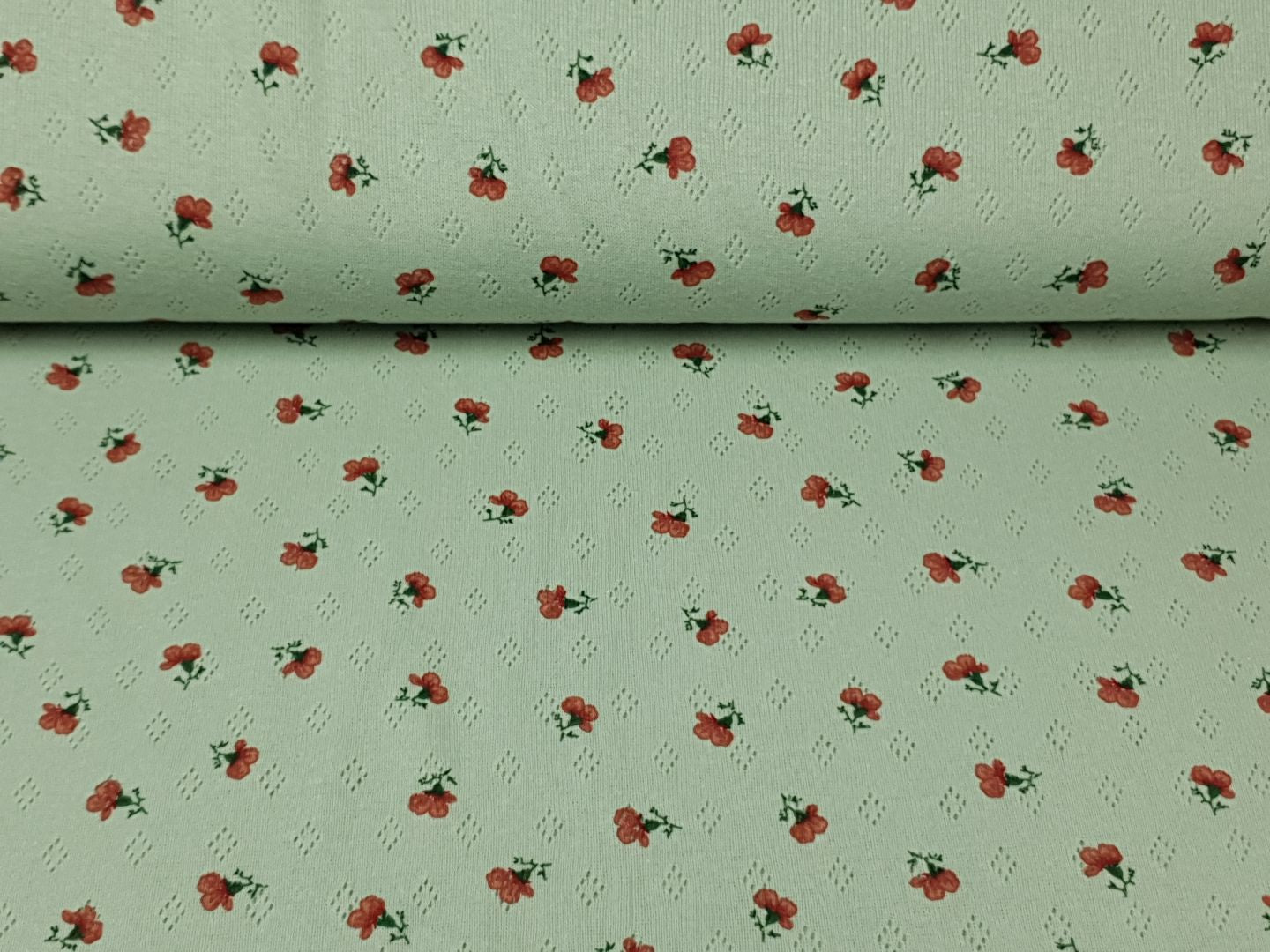 Millefleurs dustymint/rot/grün