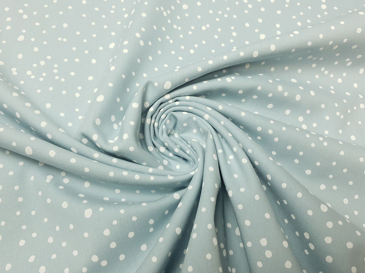 Mini Dots hellblau/offwhite