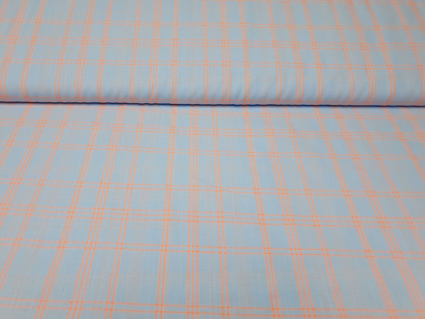 Mira hellblau/neon orange