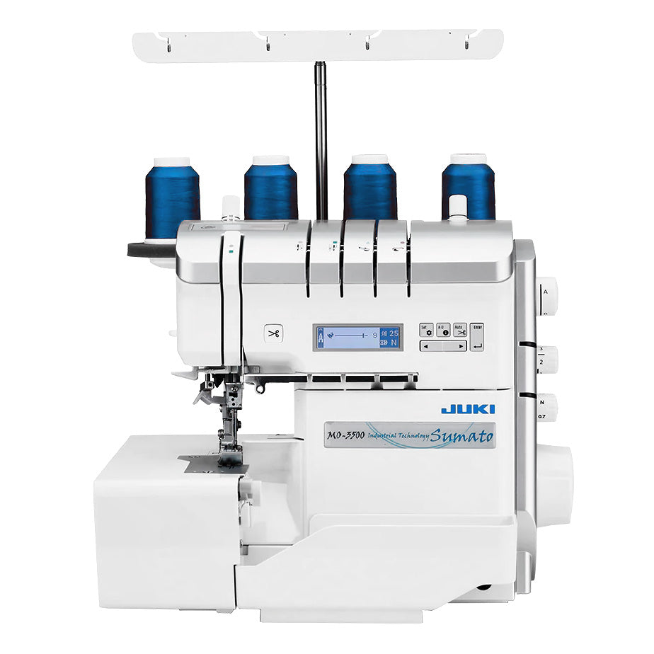 Juki MO-3500 Sumato Overlockmaschine mit Lufteinfädelung