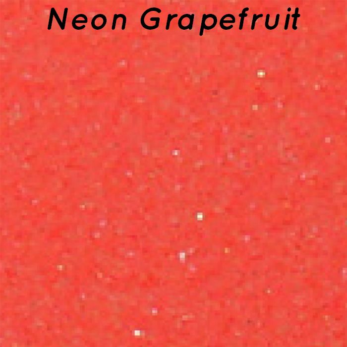 Glitterfolie Neon Grapefruit