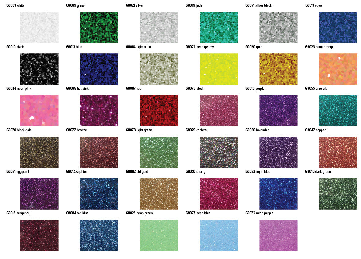 Moda Glitter 2 Farbkarte