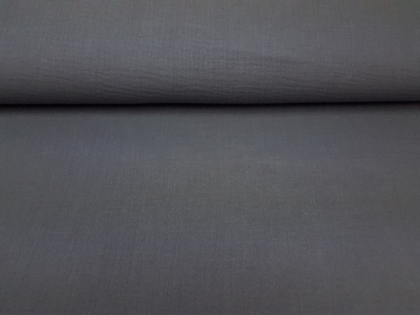 Muslin-Double Gaze grau