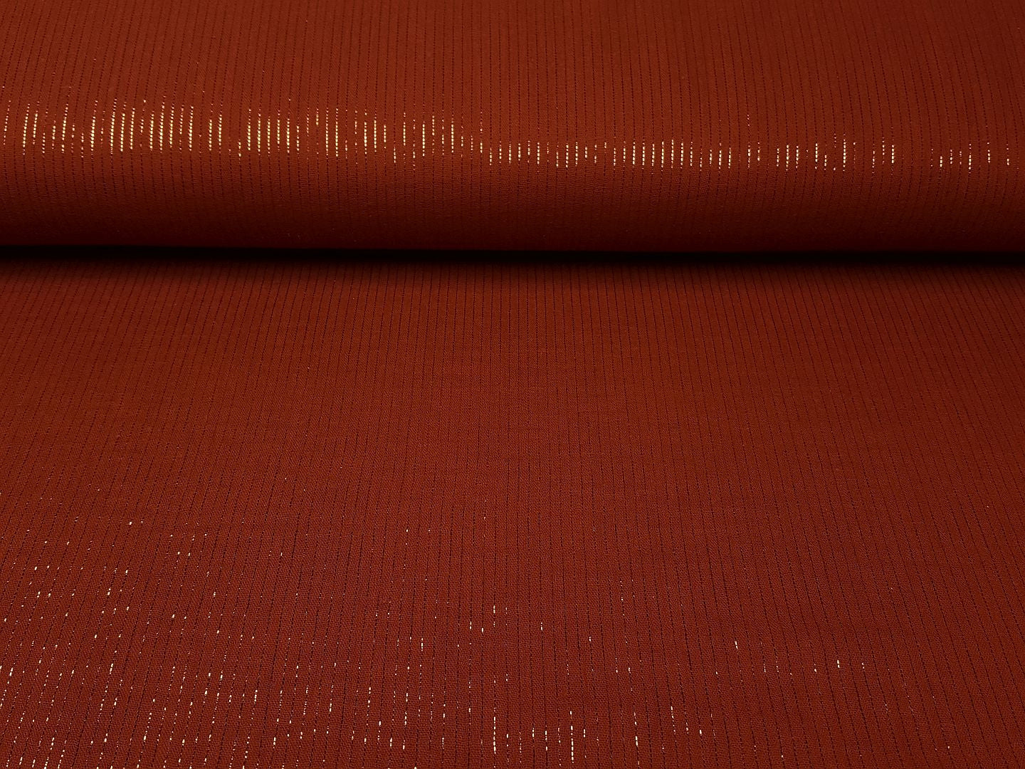 Muslin-Double Gaze rost/lurex