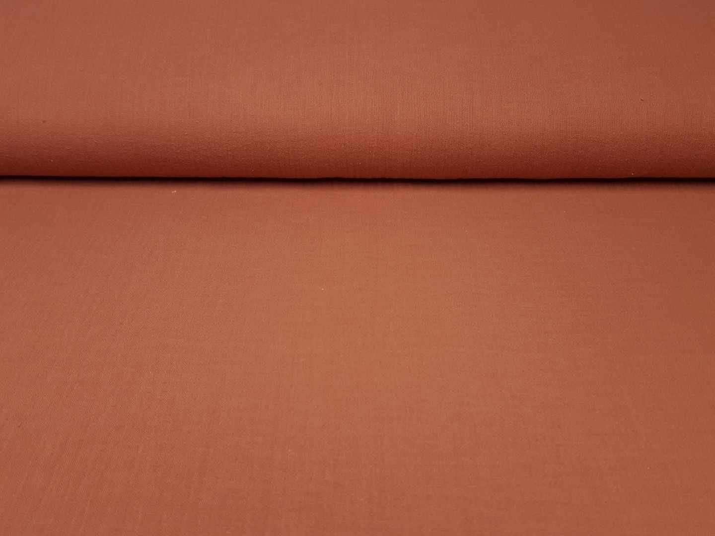Muslin-Double Gaze Uni koralle