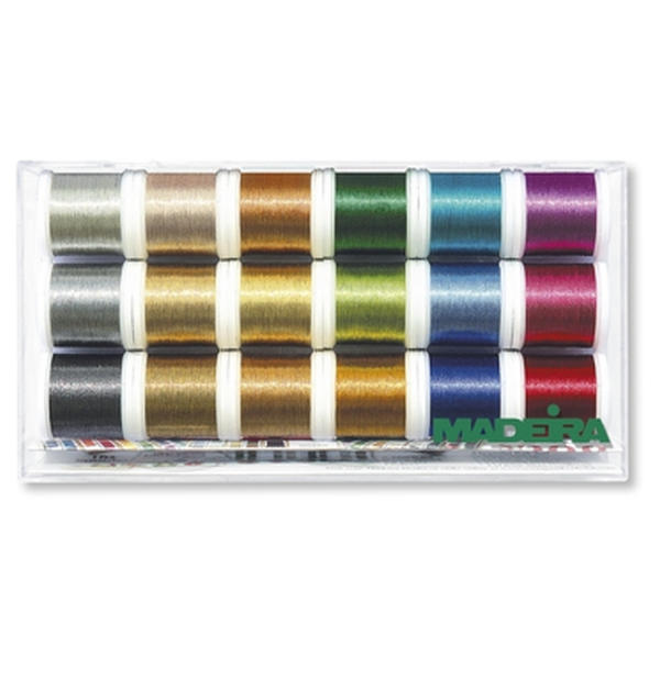 Näh- und Stickgarn Metallic Smooth Garnbox
