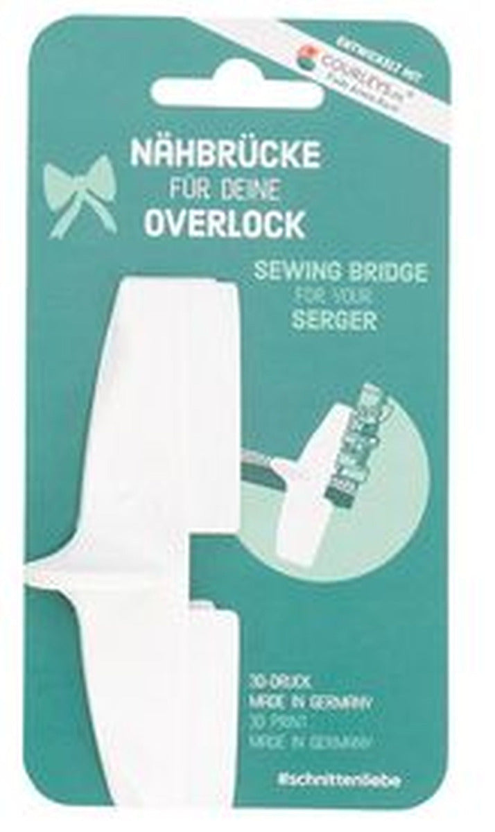 Nähbrücke Overlock - für Kombimodelle 10mm weiss