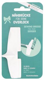 Nähbrücke Overlock - für Overlockmodelle 7mm weiss
