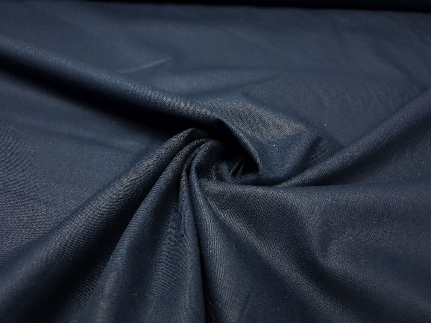 Bio-Baumwollwebware nachtblau