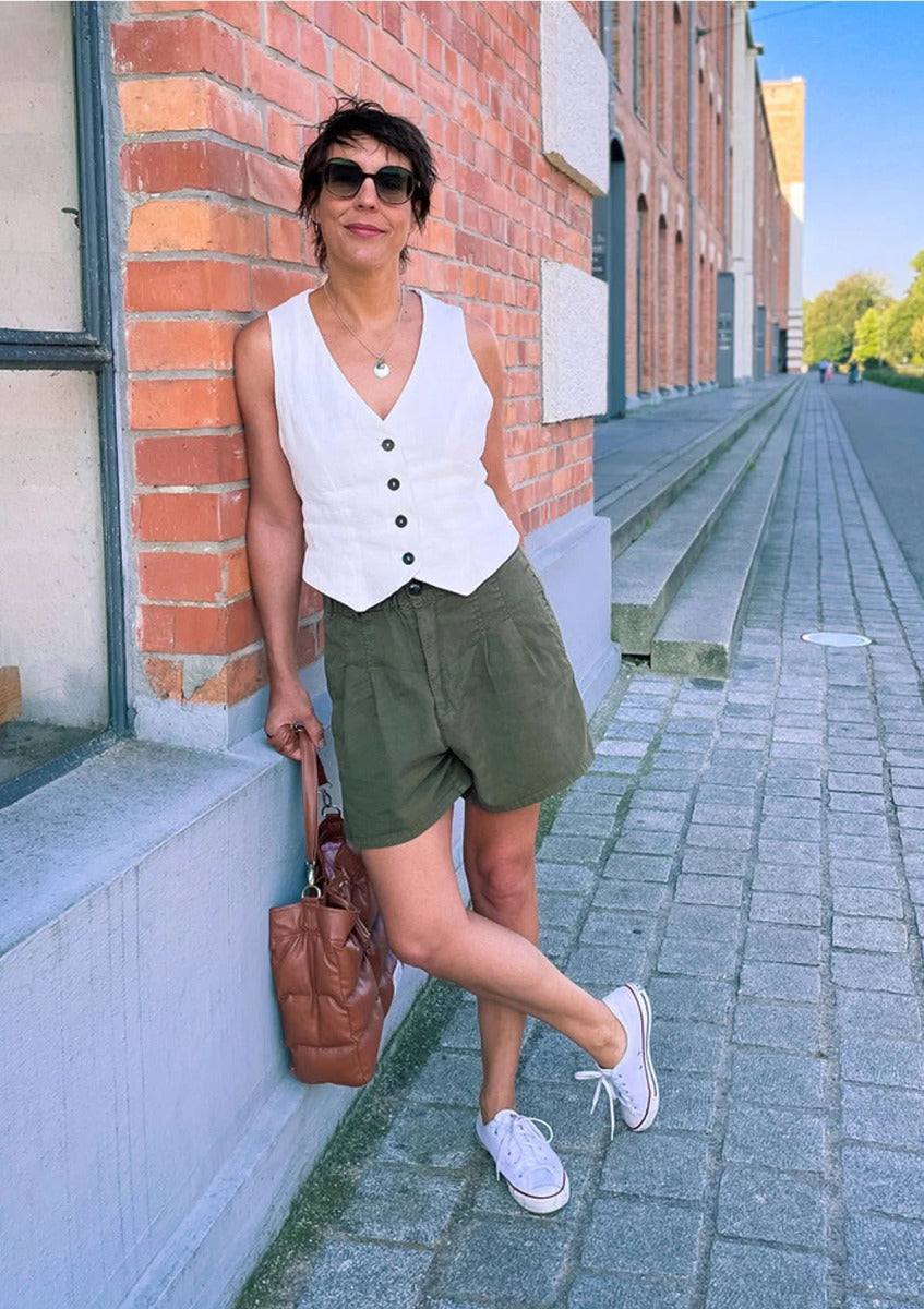 Weste Noelle Damen, Ki-ba-doo Papierschnittmuster