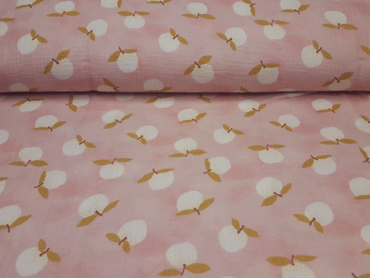Nursery Rose rosa/ocker/offwhite