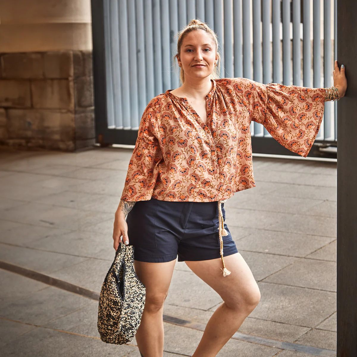 Okinawa Bluse und Kleid Damen, Ikatee Papierschnittmuster