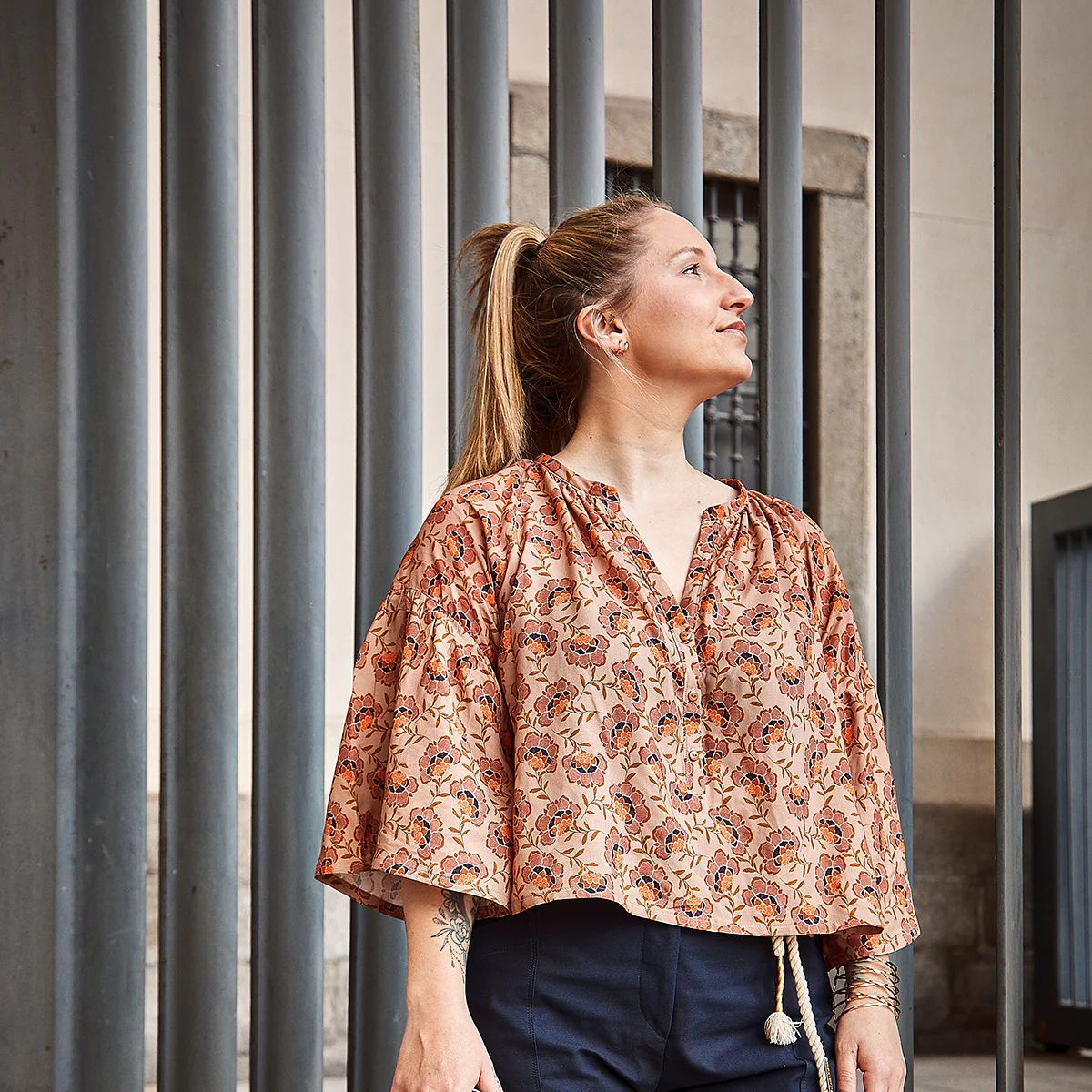 Okinawa Bluse und Kleid Damen, Ikatee Papierschnittmuster