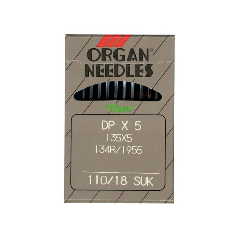 Organ 134R Rundkolben Nähmaschinennadeln 10x 110er SUK