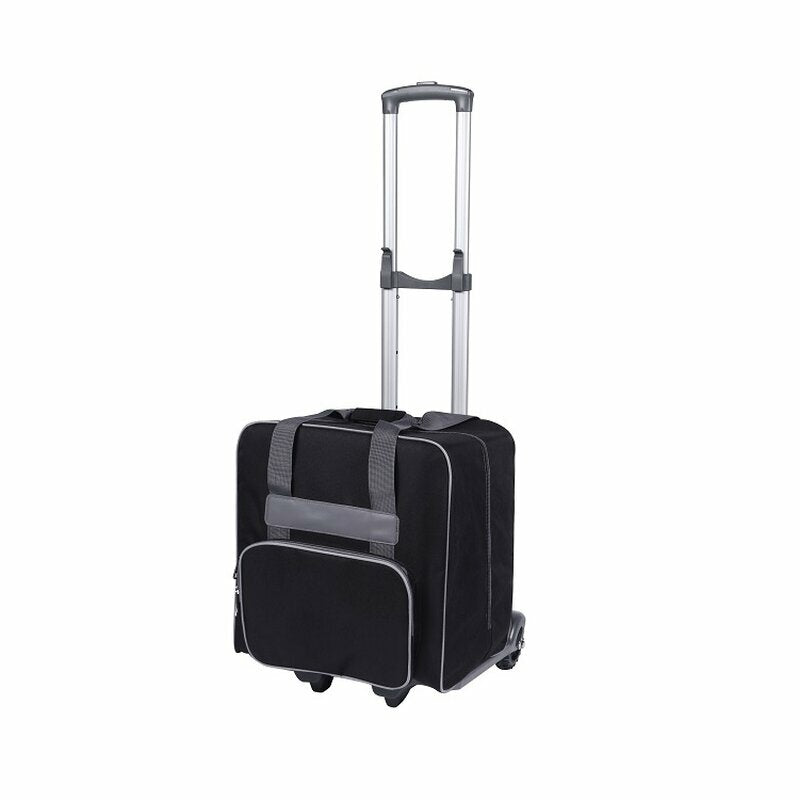Overlockmaschinentasche mit Trolley uni schwarz