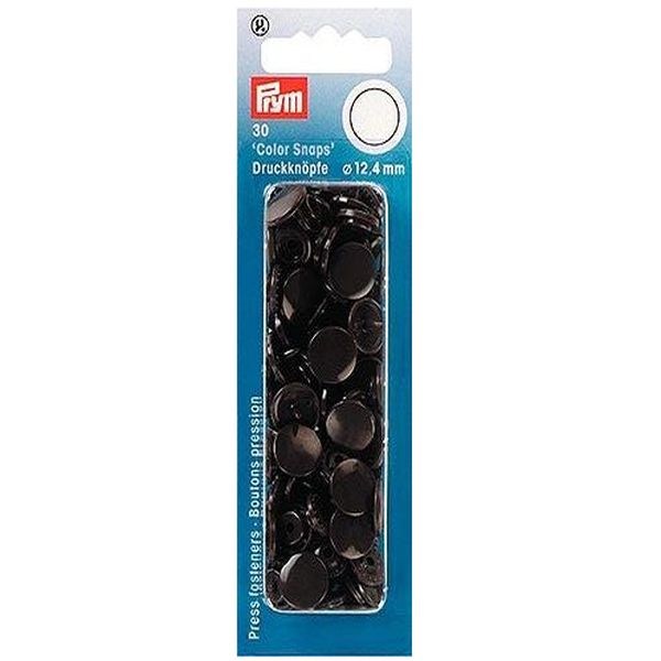 Prym Druckknöpfe dunkelbraun