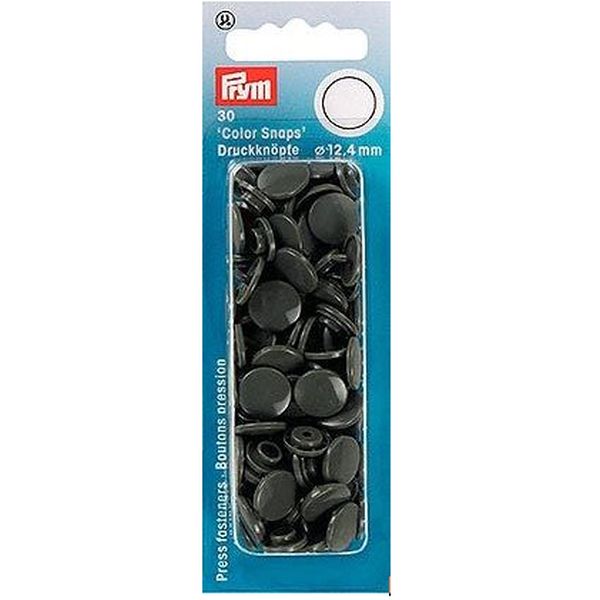 Prym Druckknöpfe dunkelgrau
