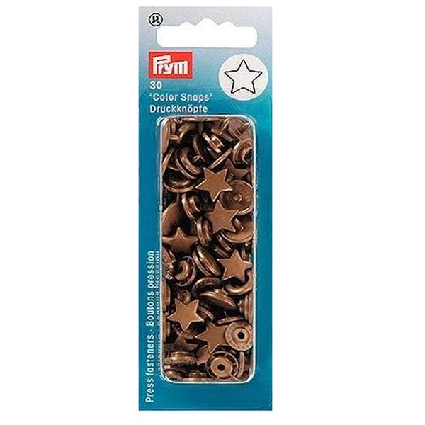 Prym Druckknöpfe Stern gold