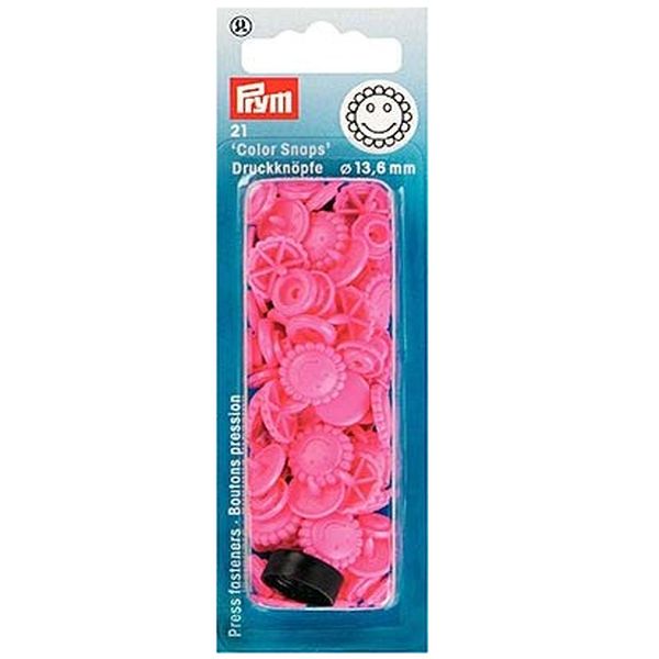 Prym Druckknöpfe Blume pink